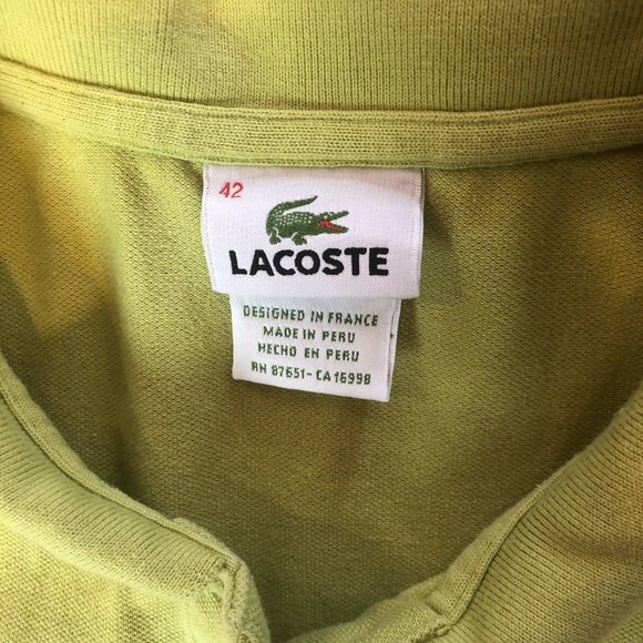 Lacoste Green Polo Shirt - Picture 2 of 7